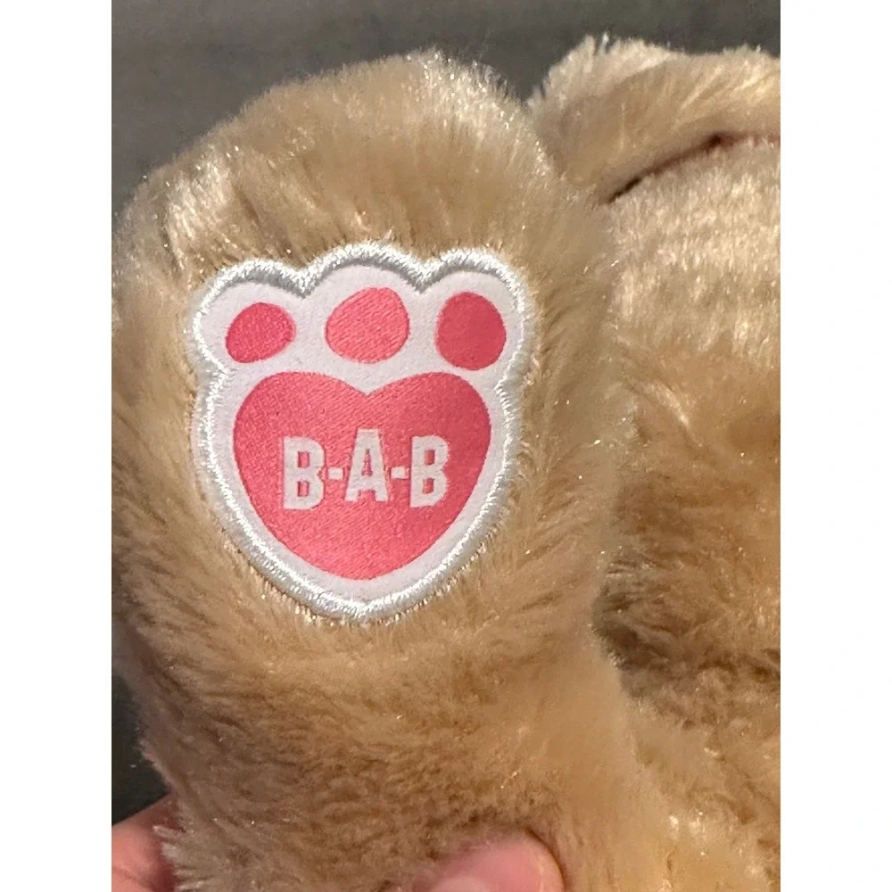 Build-A-Bear Workshop Pawlette Bunny Plush Pink Floppy Ear Rabbit Stuffed Toy